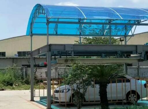 色多多官网下载耐力板车棚雨棚多少钱一平方米？